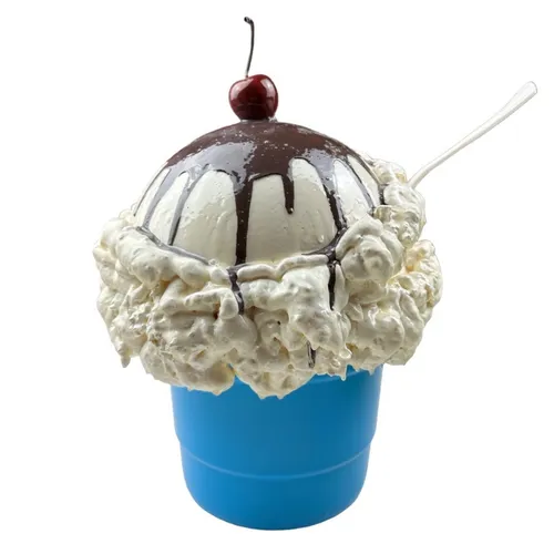 Oversized - Ice Cream Sundae - 16.5