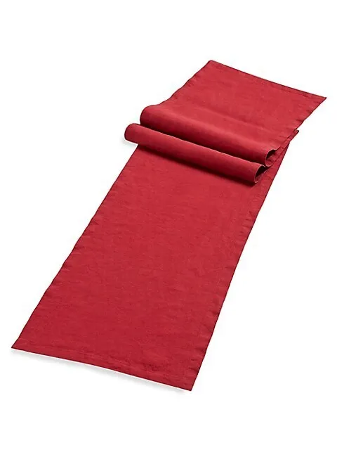 Rental - Table Runner - Red - Linen