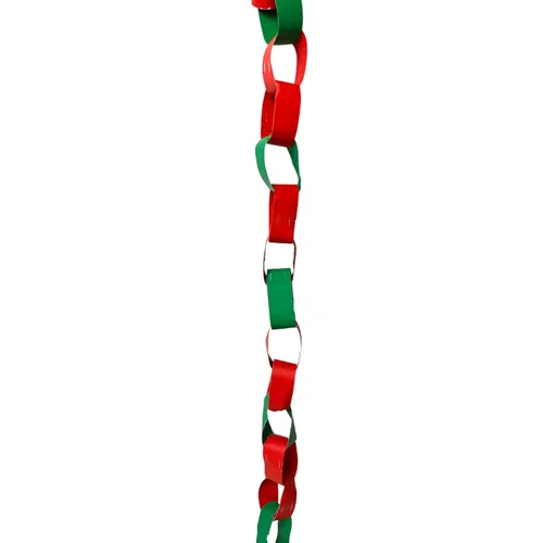 Garland - 10.5' - Red/Green - Paper