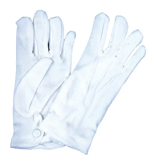 Gloves - Santa - White - Premium with Snap