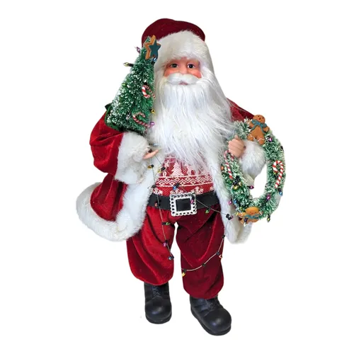 Smalls - Santa Claus Holding Tree & Wreath - 10