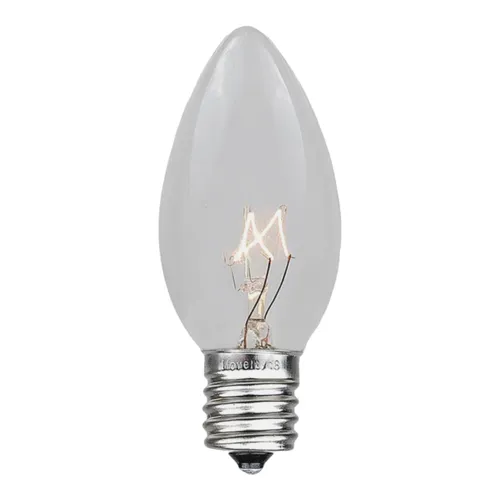 Lights - C9 Bulbs - Clear - Warm White - Translucent 