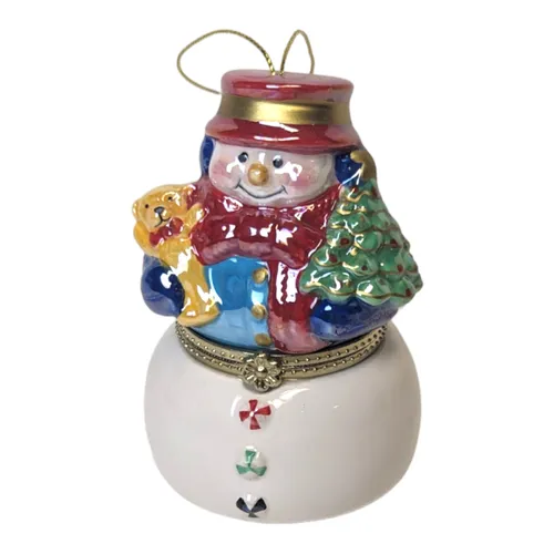 Smalls - Snowman Music Box - 3.5