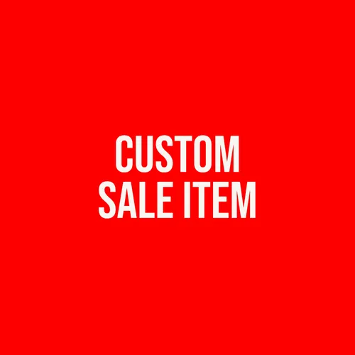 Sale Item - See Line Notes
