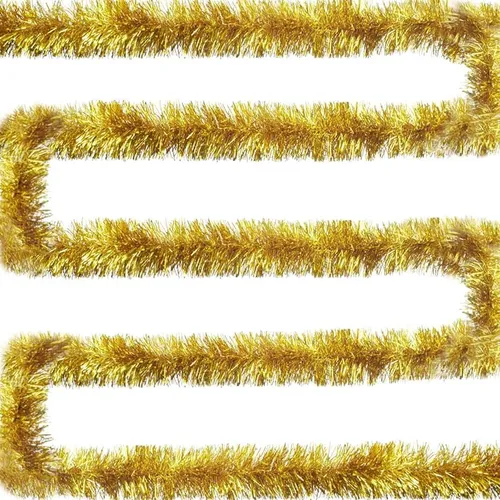 Garland - Tinsel - Gold - Priced by the Foot