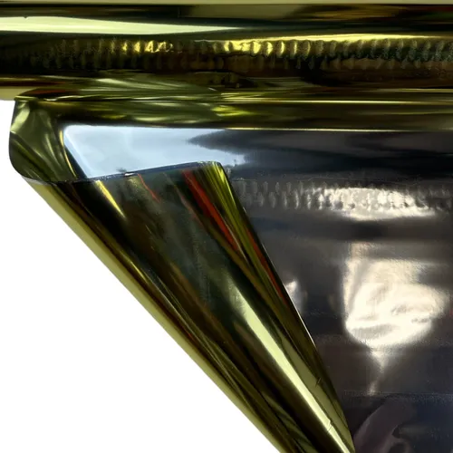649 - Final Sale Item - Gold/Silver Reversible Mylar Wrap