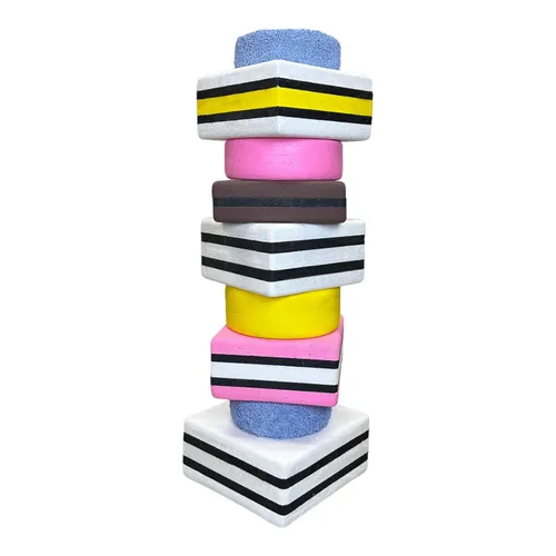 Oversized - Licorice Allsorts Stack - 44