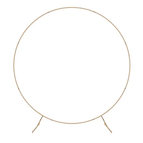Round Arch - 7.2' x 7.2' - Gold - Metal
