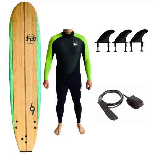Beginners Surfboard & Wetsuit Savers Package Deal 