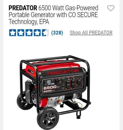 Predator 6500 Generator