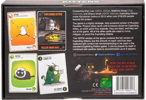 Stalo žaidimas Exploding Kittens