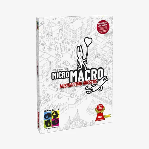 Stalo žaidimas MicroMacro: nusikaltimų miestas