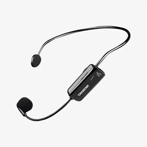 Bevielis mikrofonas ant galvos