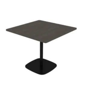 Black Large Square Top with Black Base