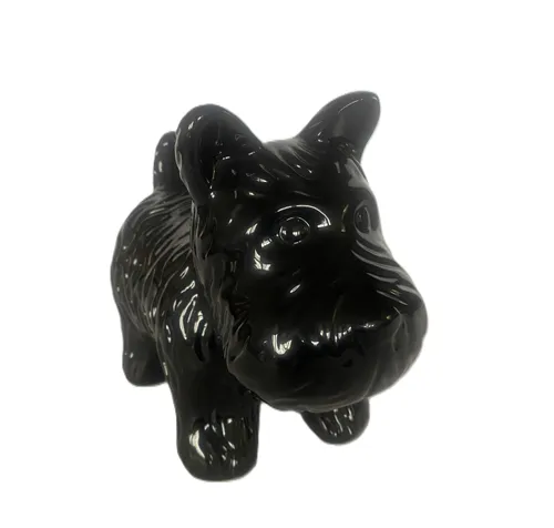 Black Terrier Figurine