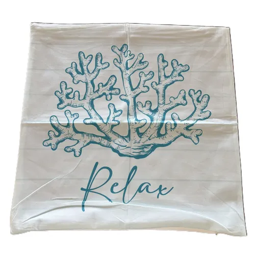 Coral Throw Pillow Cover