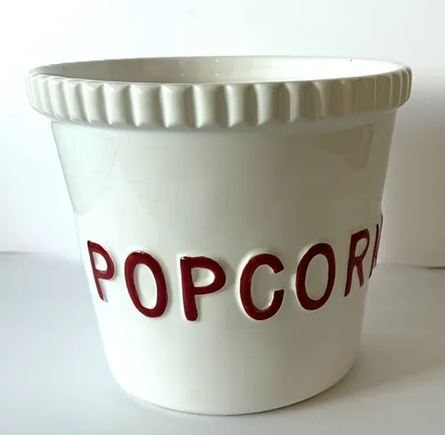 Ceramic Popcorn Bucket