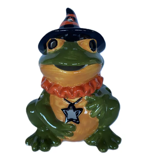 Witch Frog Tealight Holder