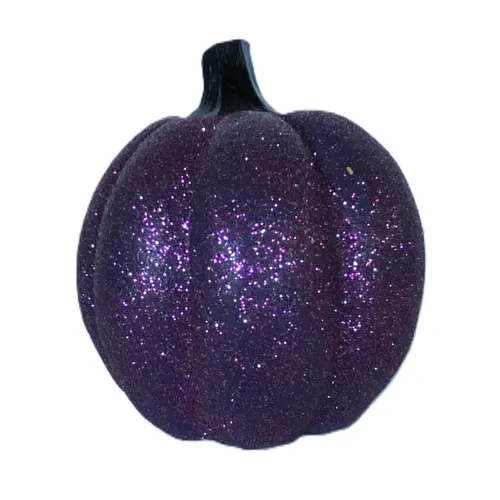 Purple Glitter Pumpkin
