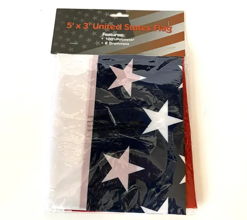 Large American Flag, 5 by 3 Feet
