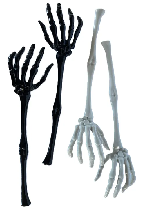 Skeleton Hand Tongs, Set of 2 Pairs
