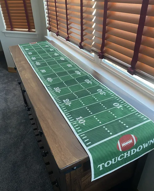 Football Field Table Runner