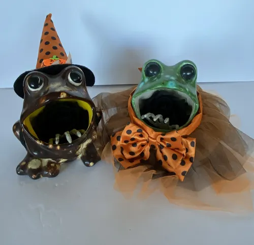 Frog and Toad in Halloween Costumes