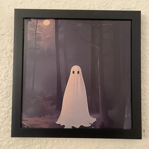Ghost in the Woods Framed Print