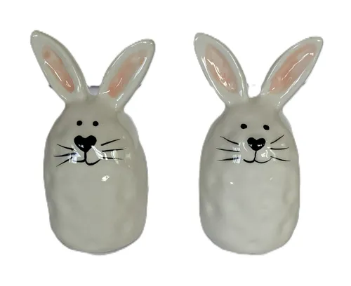 Salt n Pepper Bunnies with Heart-shaped noses