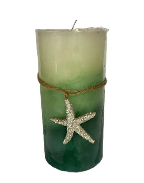 Ombre Sea Star Candle