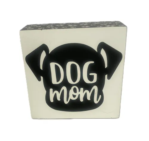 Dog Mom Box Frame Sign