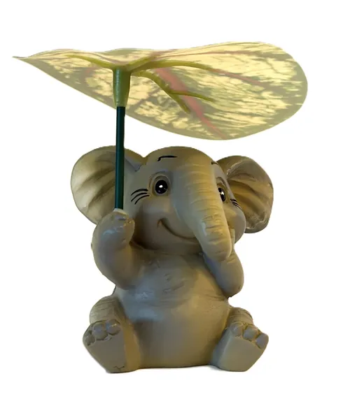 Elephant with Leaf Decoration