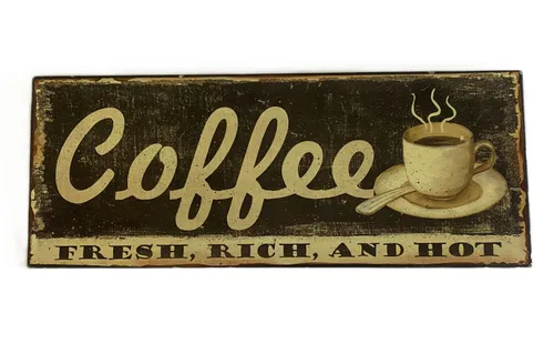 Vintage Coffee Metal Sign