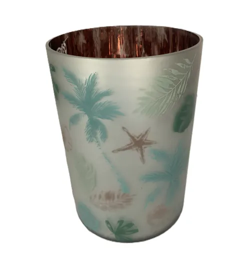 Sea Theme Mirrored Candle Holder