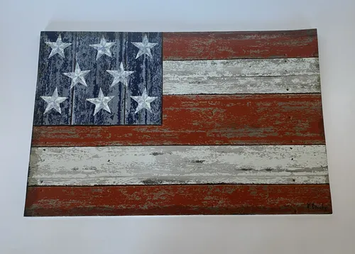 Flag Plank Paper Placemats, 8 Count