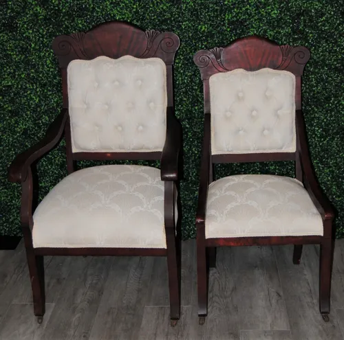 Chair - Vintage Parlor His and Her Chairs