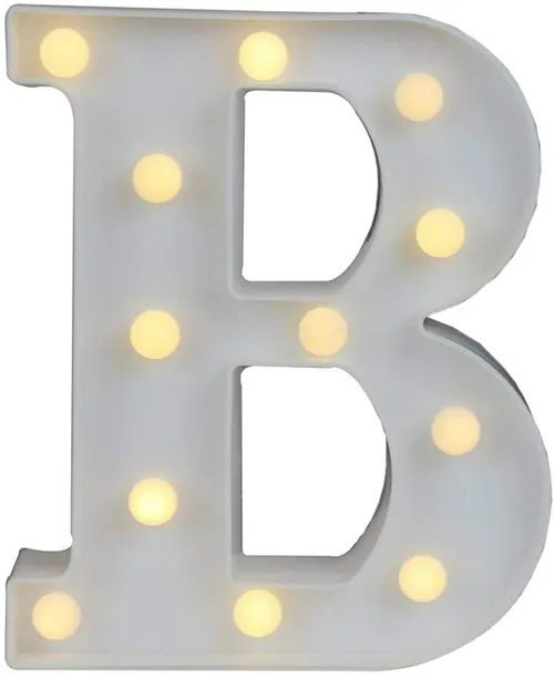LED Marquee Light Up Alphabet Letter B