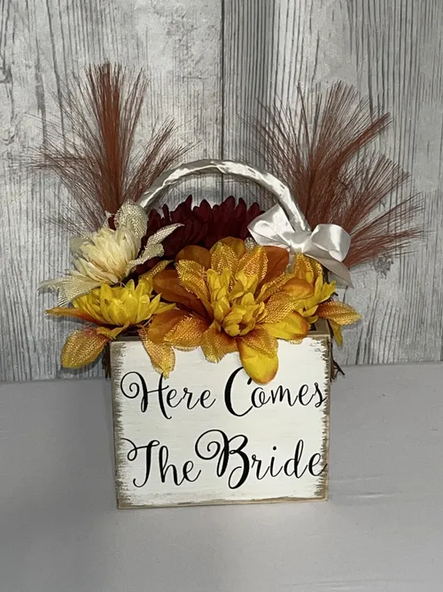Here Comes the Bride Floral Arrangement