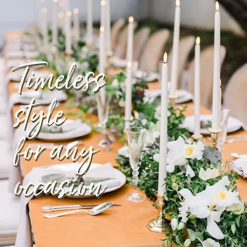 Flameless Battery Operated LED Ivory Taper Candle