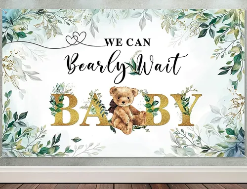 Backdrop - We Can Bearly Wait - Green