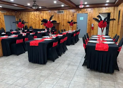 Spandex Chair Band - Rosette - Red