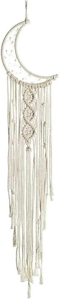 Macrame Moon Dream Catcher