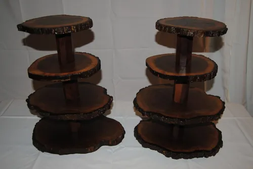Cupcake or Dessert Stand - Woodland 4 Tier