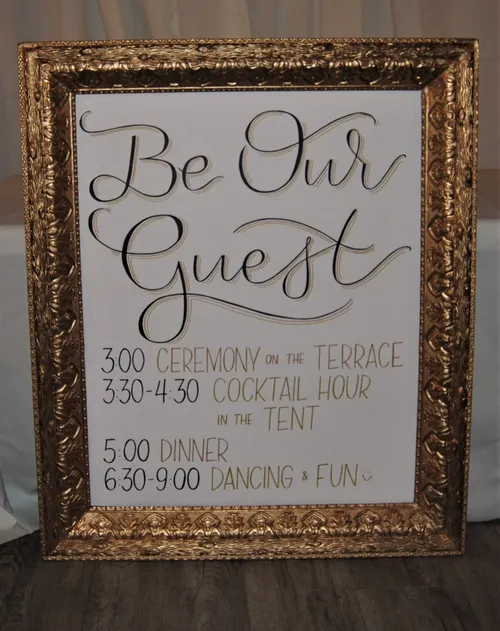 Extra-Large Vintage Gold Frame