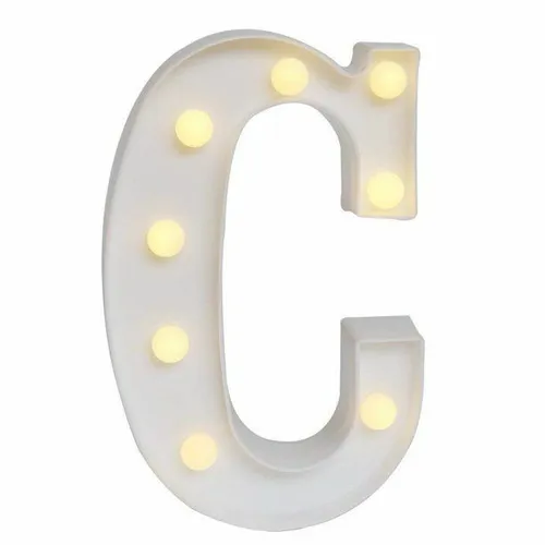 LED Marquee Light Up Alphabet Letter C