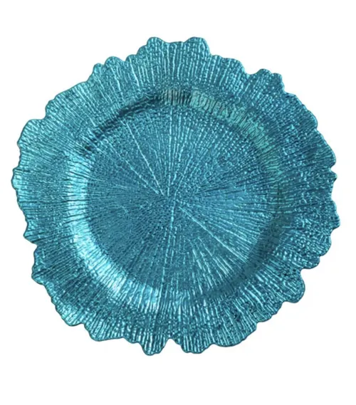 Charger Plate - Turquoise Reef