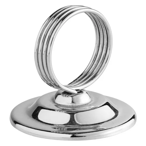Table Number Display Stand - Chrome