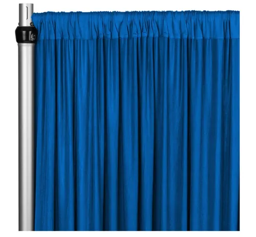 Curtain - 10' H x 5' W Spandex Backdrop - Royal Blue