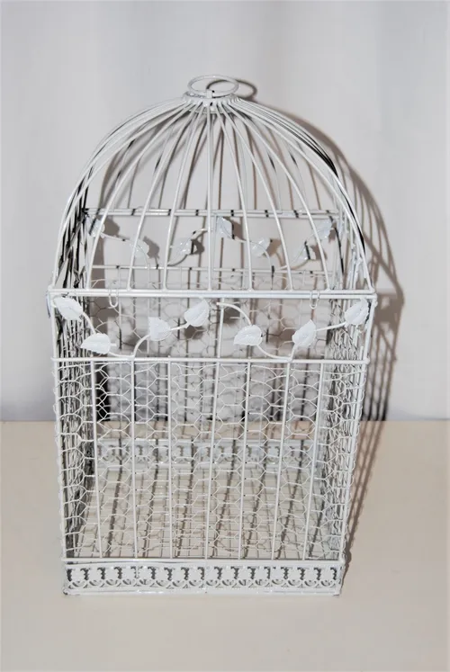 Decorative Bird Cage - White