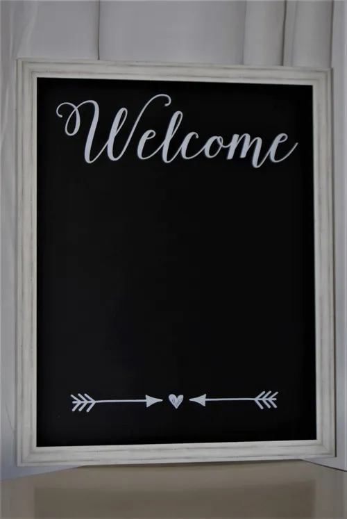 Sign - Welcome Chalkboard